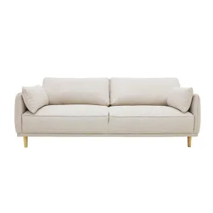 Hudson Plaza Pearl Brown Sofa - 3 Seater by James Lane, a Sofas for sale on Style Sourcebook