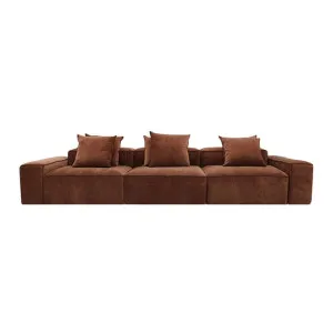 Riley Muse Rust Modular Sofa - 3 Seater by James Lane, a Sofas for sale on Style Sourcebook