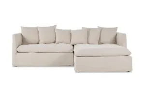 Santa Monica Right Chaise Sofa, Florence Stone, by Lounge Lovers by Lounge Lovers, a Sofas for sale on Style Sourcebook