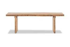 Dakota Block Bench, Teak, by Lounge Lovers by Lounge Lovers, a Chairs for sale on Style Sourcebook