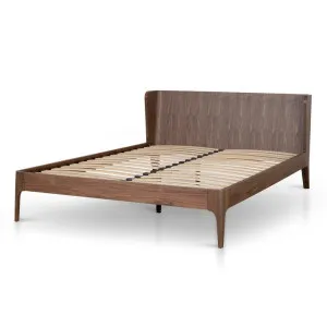 Belmont Queen Bed Frame - Walnut by Interior Secrets - AfterPay Available by Interior Secrets, a Beds & Bed Frames for sale on Style Sourcebook