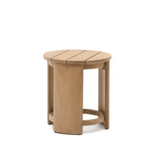 Xoriguer side table made in solid eucalyptus wood Ø56 cm FSC 100% by Kave Home, a Tables for sale on Style Sourcebook