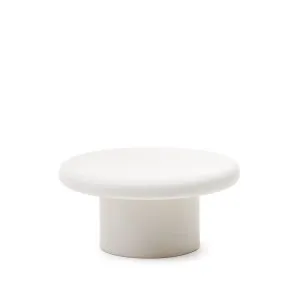 Addaia Round White Cement Coffee Table Ø90 cm by Kave Home, a Tables for sale on Style Sourcebook