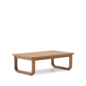 Sacaleta solid eucalyptus wood coffee table, 100% outdoor suitable 100 x 60 cm by Kave Home, a Tables for sale on Style Sourcebook