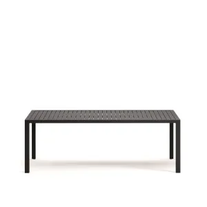 Culip aluminium outdoor table in powder coated grey finish, 220 x 100 cm by Kave Home, a Tables for sale on Style Sourcebook