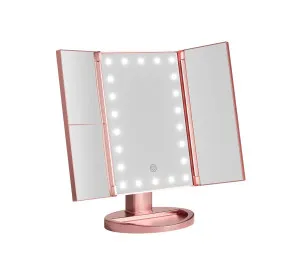 LED Tri-fold LED Makeup Light Travel Portable Pink 29cm x 17cm by Luxe Mirrors, a Shaving Cabinets for sale on Style Sourcebook