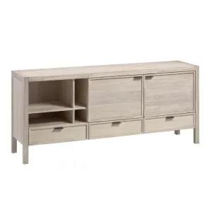 Alen solid acacia wood sideboard with 2 doors & 3 drawers, 185 x 80 cm by Kave Home, a Sideboards, Buffets & Trolleys for sale on Style Sourcebook