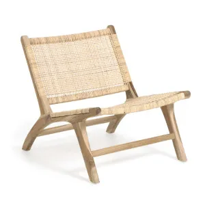 Beida solid teak armchair by Kave Home, a Chairs for sale on Style Sourcebook