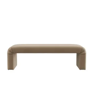 Felix Bench Seat - Almond Velvet by Urban Road, a Benches for sale on Style Sourcebook