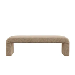 Felix Bench Seat - Oxford Tan Mottled Velvet by Urban Road, a Benches for sale on Style Sourcebook