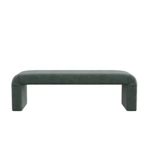 Felix Bench Seat - Silver Pine Mottled Velvet by Urban Road, a Benches for sale on Style Sourcebook