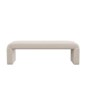 Felix Bench Seat - White Sands Boucle by Urban Road, a Benches for sale on Style Sourcebook