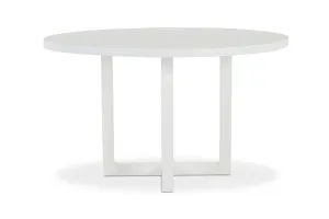 Bronte Round Dining Table, White, by Lounge Lovers by Lounge Lovers, a Dining Tables for sale on Style Sourcebook