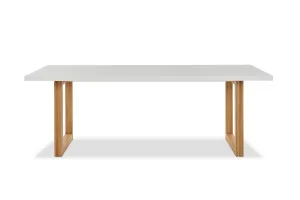 Bronte Natural Dining Table, White/Oak, by Lounge Lovers by Lounge Lovers, a Dining Tables for sale on Style Sourcebook