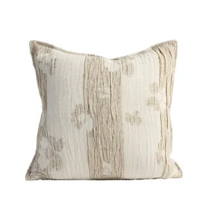 Blossom Reversible Cushion - Chocolate/Ivory by Eadie Lifestyle, a Cushions, Decorative Pillows for sale on Style Sourcebook