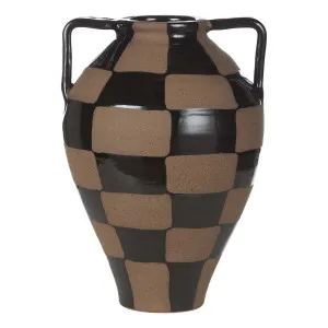 Fulton Vase Large 29x43cm in Brown by OzDesignFurniture, a Vases & Jars for sale on Style Sourcebook