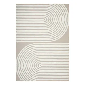 Lotus Abbey Rug 160x230cm in Beige/Off White by OzDesignFurniture, a Contemporary Rugs for sale on Style Sourcebook