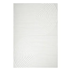 Lotus Abbey Rug 160x230cm in Off White by OzDesignFurniture, a Contemporary Rugs for sale on Style Sourcebook