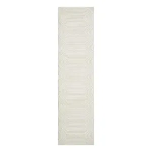 Lotus Carl Rug 80x300cm in Off White by OzDesignFurniture, a Contemporary Rugs for sale on Style Sourcebook