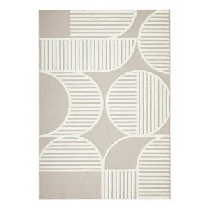 Lotus Leo Rug 300x400cm in Beige/Off White by OzDesignFurniture, a Contemporary Rugs for sale on Style Sourcebook