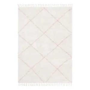 Saffron Rug 120x170cm in Off White/Pink by OzDesignFurniture, a Contemporary Rugs for sale on Style Sourcebook