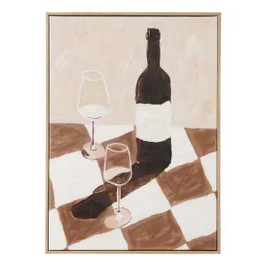 Vino Box Framed Canvas in 40 x 55cm by OzDesignFurniture, a Painted Canvases for sale on Style Sourcebook