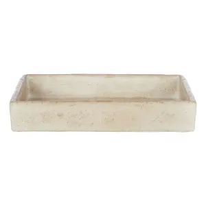 Napier Rectangle Tray 30x5cm in Beige by OzDesignFurniture, a Trays for sale on Style Sourcebook