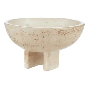 Napier Bowl Small 15x8cm in Travertine by OzDesignFurniture, a Decorative Plates & Bowls for sale on Style Sourcebook