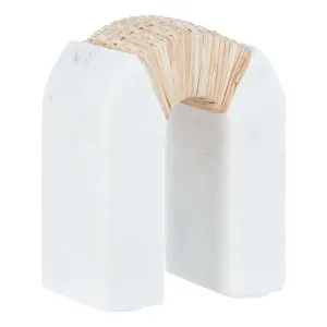 Archy Bookend 11.5x14cm in White/Natural by OzDesignFurniture, a Desk Decor for sale on Style Sourcebook