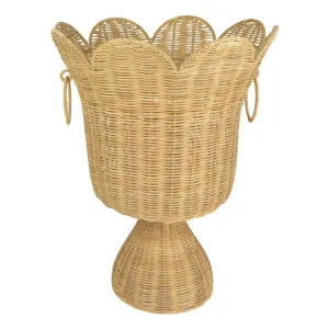 Pettine Urn 40x52cm in Natural by OzDesignFurniture, a Baskets, Pots & Window Boxes for sale on Style Sourcebook