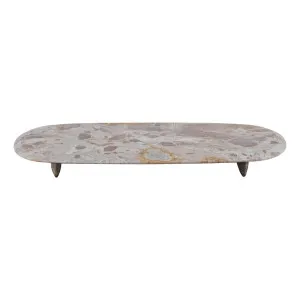 Xena Footed Tray 50x7cm in Taupe by OzDesignFurniture, a Trays for sale on Style Sourcebook