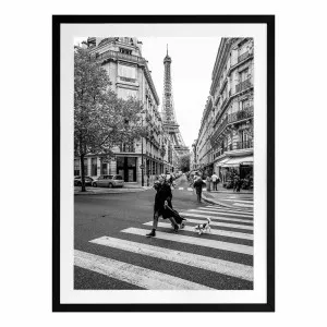 La Tour Eiffel Framed Print in 55 x 70cm by OzDesignFurniture, a Prints for sale on Style Sourcebook