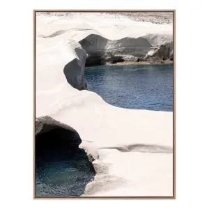 Mediterranean Cove Box Framed Canvas in 63 x 93cm by OzDesignFurniture, a Painted Canvases for sale on Style Sourcebook