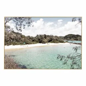 Beachside Bliss Box Framed Canvas in 107 x 72cm by OzDesignFurniture, a Painted Canvases for sale on Style Sourcebook