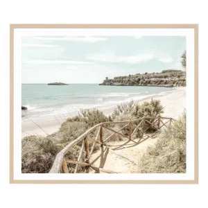 Beachside Stroll Framed Print in 121 x 103cm by OzDesignFurniture, a Prints for sale on Style Sourcebook