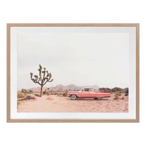 Desert Cadillac Framed Print in 70 x 55cm by OzDesignFurniture, a Prints for sale on Style Sourcebook