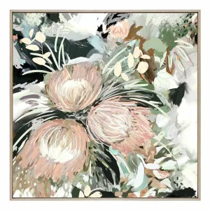 Forbes Florals Box Framed Canvas in 83 x 83cm by OzDesignFurniture, a Painted Canvases for sale on Style Sourcebook