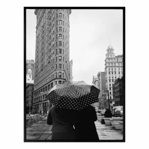 Flatiron Fifth Avenue Box Framed Canvas in 63 x 93cm by OzDesignFurniture, a Painted Canvases for sale on Style Sourcebook