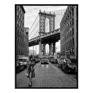 Manhattan Bridge Box Framed Canvas in 63 x 93cm by OzDesignFurniture, a Painted Canvases for sale on Style Sourcebook