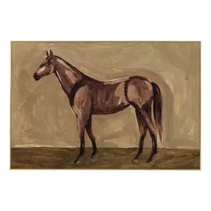 Painted Steed Box Framed Canvas in 62 x 42cm by OzDesignFurniture, a Painted Canvases for sale on Style Sourcebook