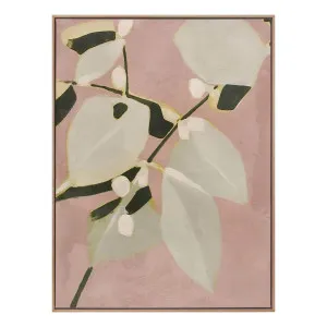 Sweet Leaves I Box Framed Canvas in 63 x 93cm by OzDesignFurniture, a Painted Canvases for sale on Style Sourcebook