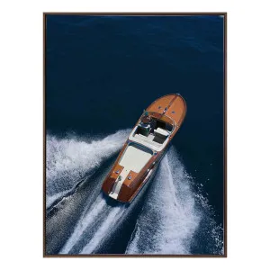 Vintage Speedboat Box Framed Canvas in 63 x 93cm by OzDesignFurniture, a Painted Canvases for sale on Style Sourcebook