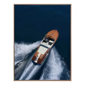 Vintage Speedboat Box Framed Canvas in 63 x 93cm by OzDesignFurniture, a Painted Canvases for sale on Style Sourcebook