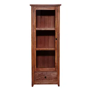 Mango Creek Single Display Unit in Rustic Chocolate by OzDesignFurniture, a Cabinets, Chests for sale on Style Sourcebook