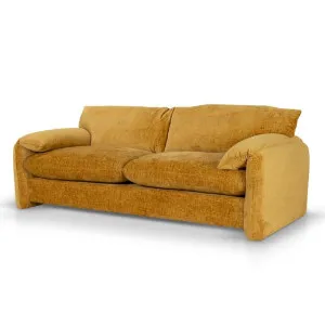 Jordie 3 Seater Fabric Sofa - Ochre by Interior Secrets - AfterPay Available by Interior Secrets, a Sofas for sale on Style Sourcebook