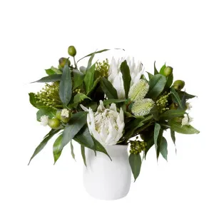 King Protea Native Mix Arrangement - 44cm by James Lane, a Plants for sale on Style Sourcebook