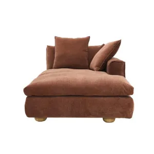 Tully Muse Rust Chaise Right Arm Facing Module by James Lane, a Sofas for sale on Style Sourcebook