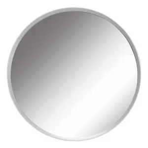 Benny Round Mirror 120cm in White by OzDesignFurniture, a Mirrors for sale on Style Sourcebook