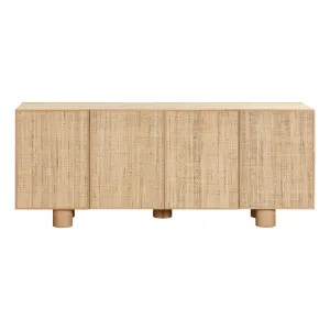 Pablo Buffet 180cm in Light Wash Oak / Raffia by OzDesignFurniture, a Sideboards, Buffets & Trolleys for sale on Style Sourcebook