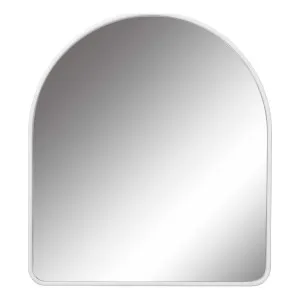 Penny Arch Mirror 80x90cm in Matte White by OzDesignFurniture, a Mirrors for sale on Style Sourcebook